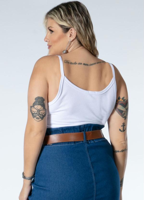 Quintess - Regata Branca Básica 6