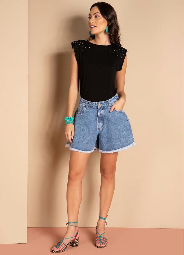 Quintess - Regata Muscle Tee Preta com Termocolantes 5