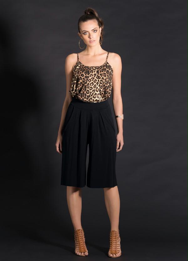 Quintess - Blusa de Alça Estampa Oncinha 4