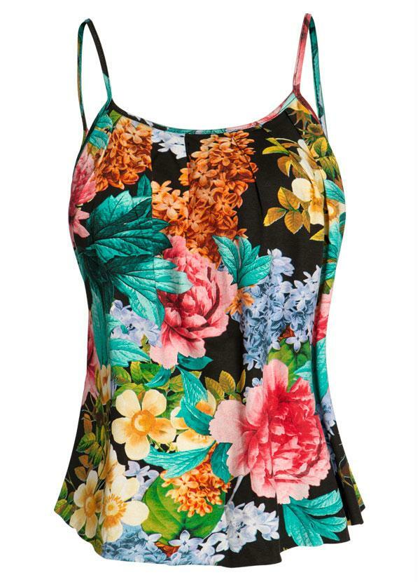Quintess - Blusa Floral de Alça 5