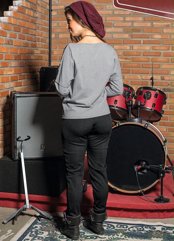 Outlet - Blusa Manga Longa Estampada 8