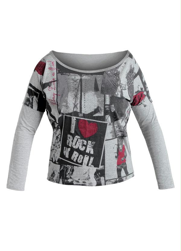 Outlet - Blusa Manga Longa Estampada 9
