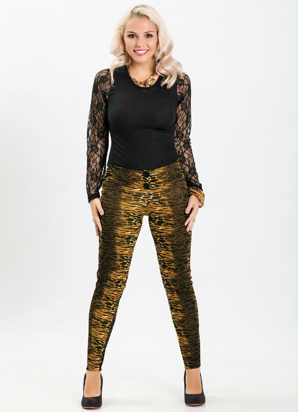 Outlet - Blusa Manga Longa Rendada Preta 7