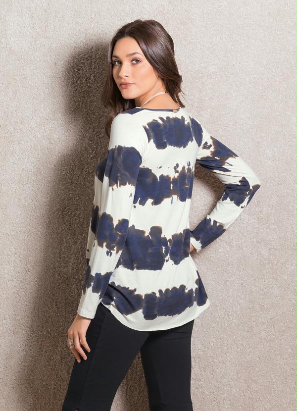 Quintess - Blusa Tie Dye Manga Longa 2