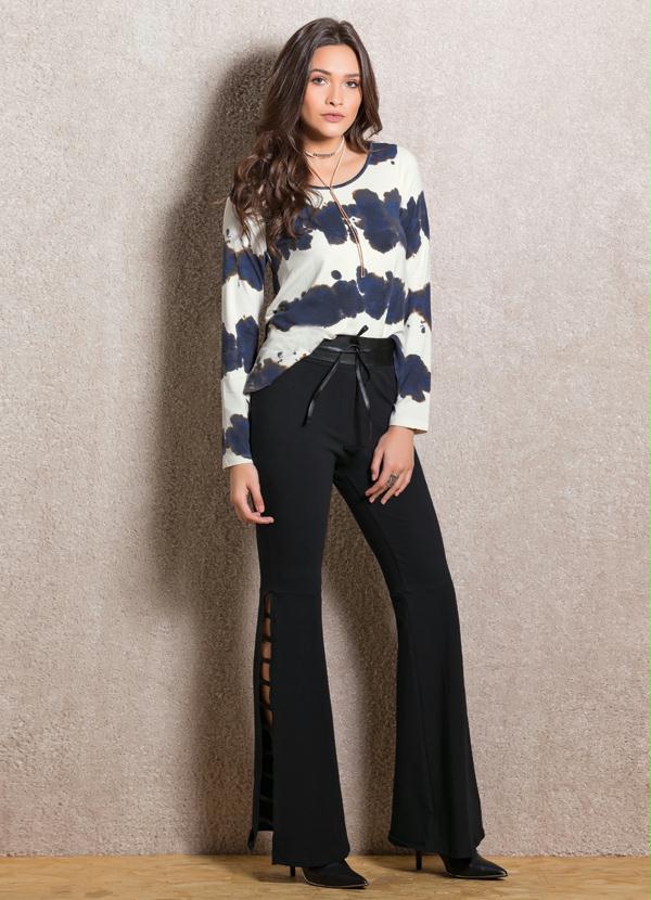 Quintess - Blusa Tie Dye Manga Longa 3