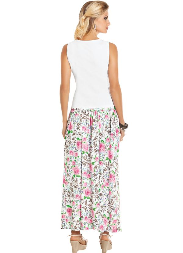 Outlet - Blusa Branca Decote em V 4