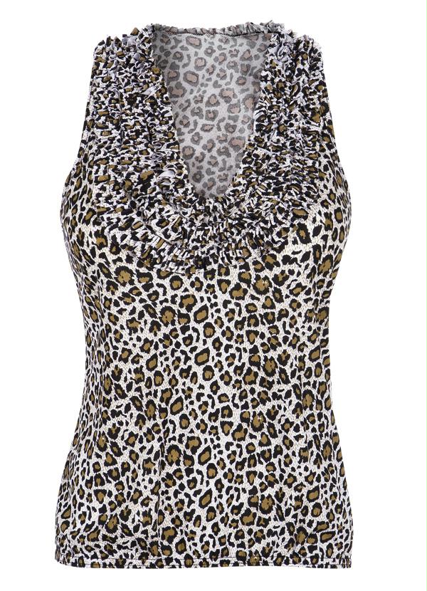 Outlet - Blusa com Estampa de Onça 8