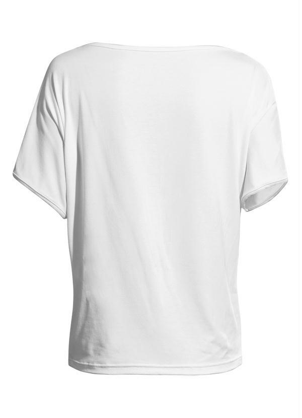 Quintess - Blusa com Franja Branca 7