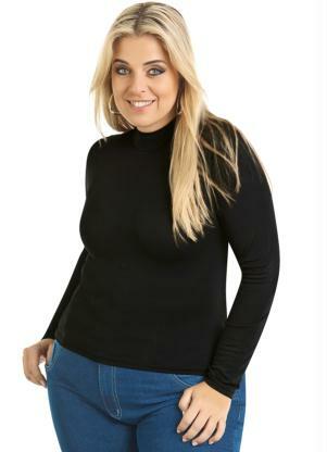 blusa segunda pele feminina plus size