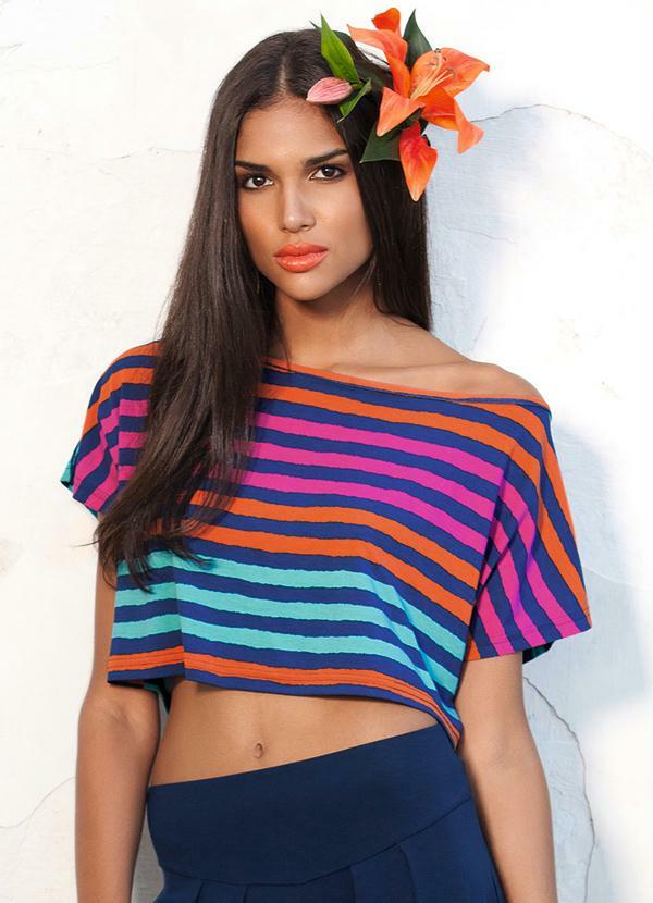 Conjunto Moletom Feminino BNGPIKLY - 2 Peças - Listrado
