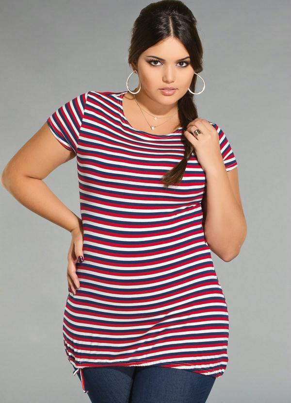 Quintess - Túnica ListradaCom Amarração na Barra