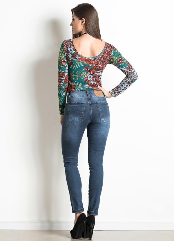 Outlet - Body Arabesco Decote Costas Aprofundado 4