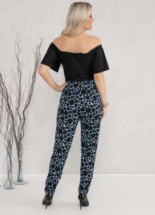 Outlet - Body Ciganinha com Botões Decorativos Preto 4