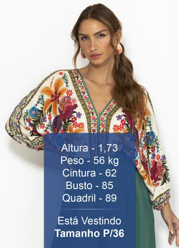 Farm - Body de Linho Bordadeira Lenço Off White 5