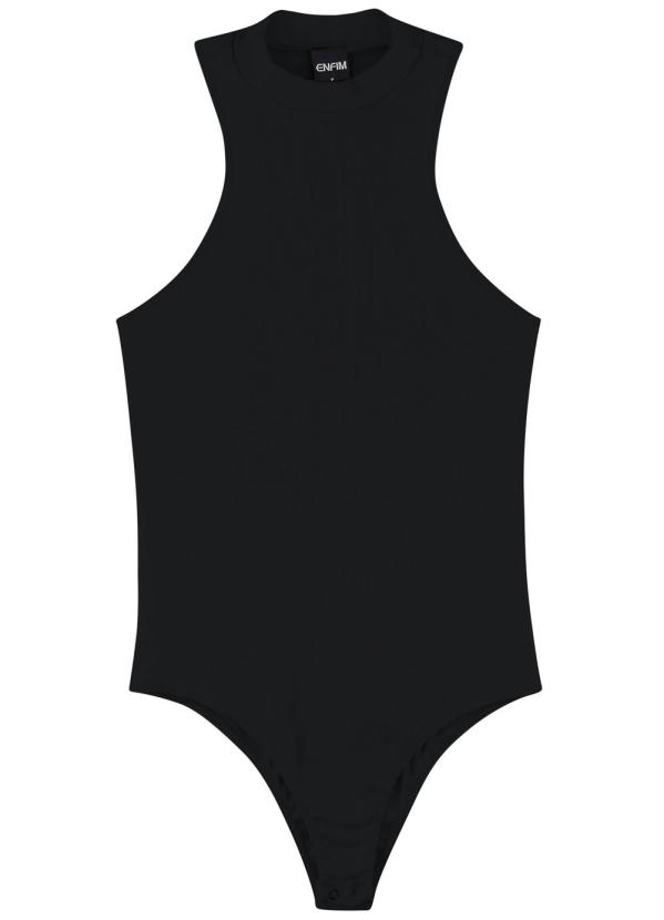 Enfim - Body Preto em Ribana Conforto