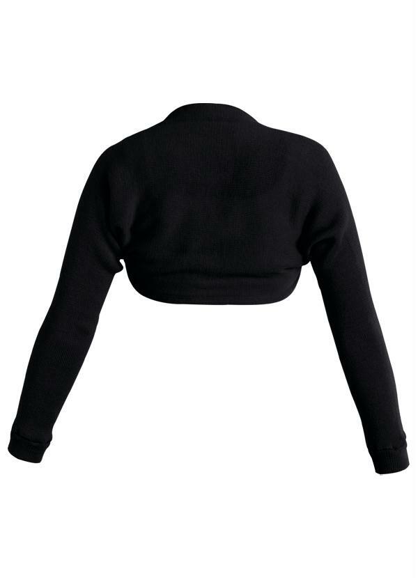 Bolero Preto Mangas 7/8 - Outlet