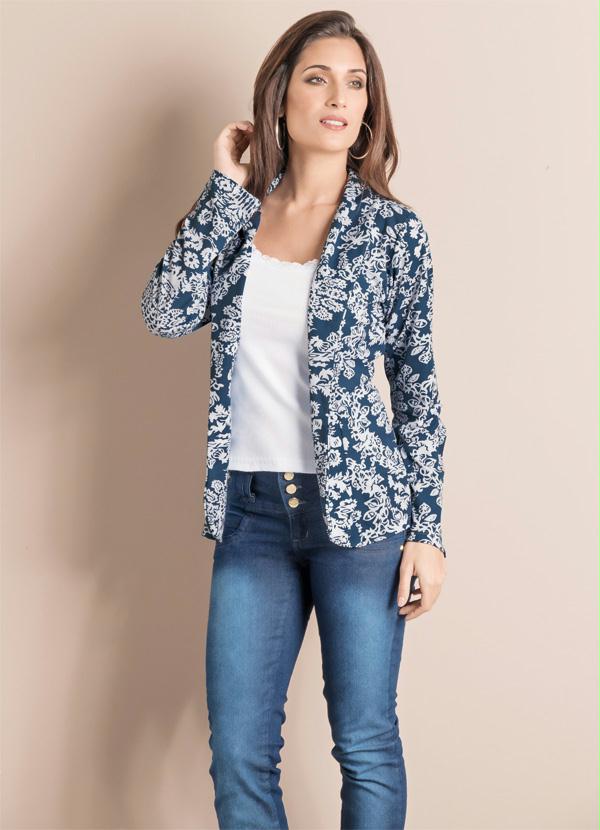 Outlet - Casaco Estampa Floral 3
