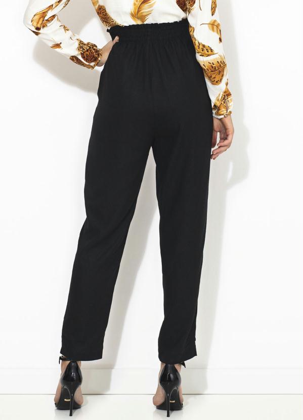 Farm - Calça Cenoura Alfaiataria Preta 2