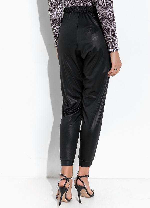 Moda Pop - Calça Preto em Cirrê 2