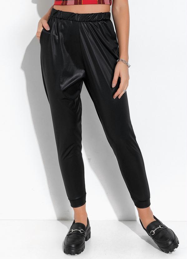 Moda Pop - Calça Preto em Cirrê 3