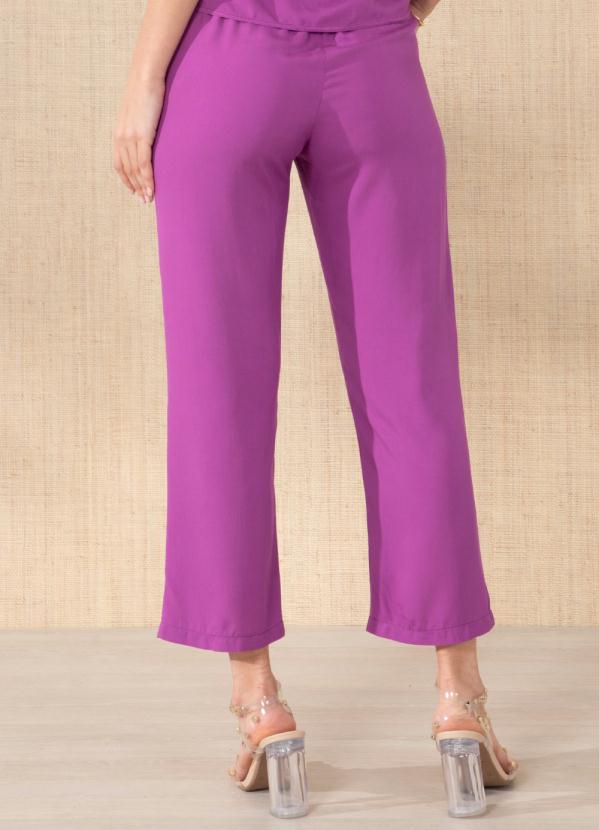 Outlet - Calça Roxo com Bolsos 2