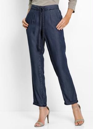 calça jeans feminina tecido leve