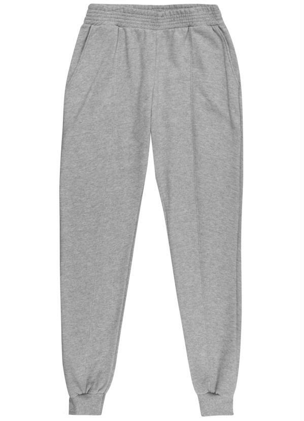 Cativa - Calça de Moletom Feminina Cinza