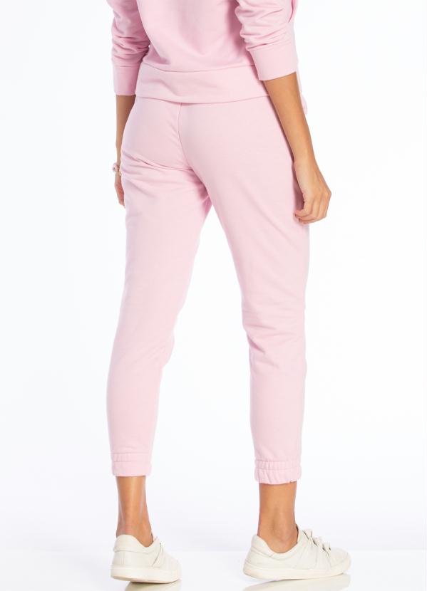 Briard - Calça em Malha Moletom Rosa 2