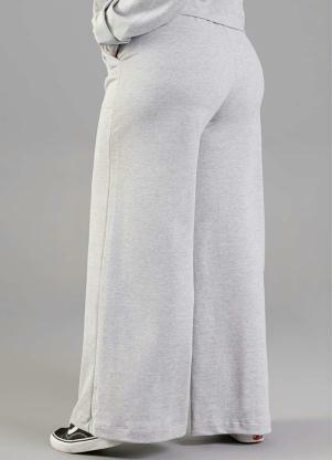 Just Basic - Calça em Moletom Cinza - JUST BASIC