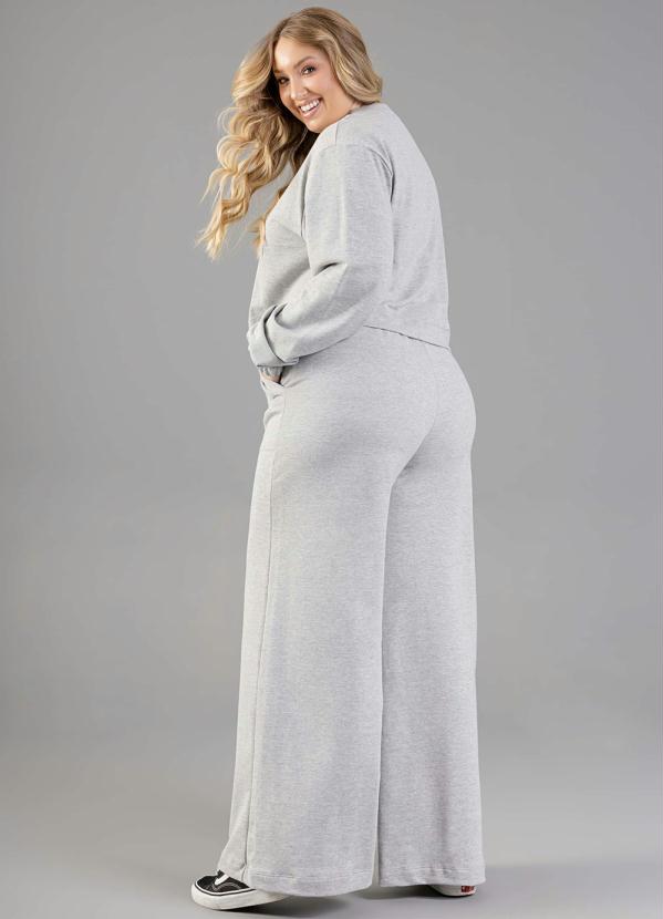 Just Basic - Calça em Moletom Cinza 4