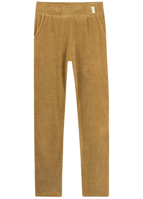 Marialícia - Calça Feminina Adulto Marrom