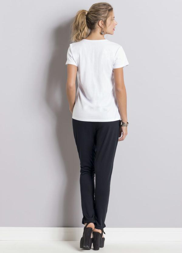 Outlet - Calça Jogging Preta com Bolsos Funcionais 4