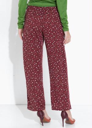 Moda Pop - Calça Mini FloralCom Bolsos Funcionais - MODA POP