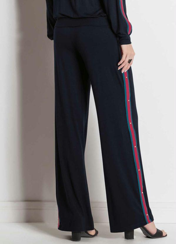 Miss Masy - Calça Preta Miss Masy com Tachas Laterais 2