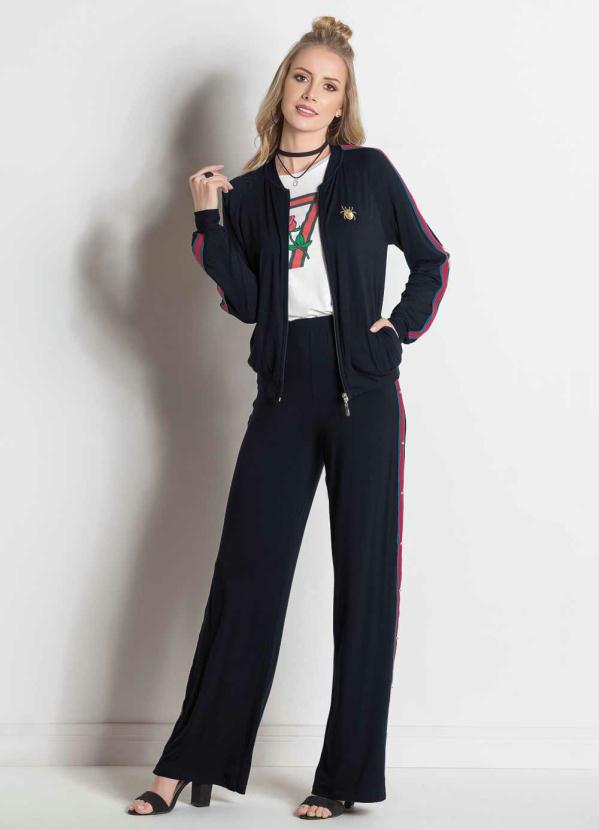 Miss Masy - Calça Preta Miss Masy com Tachas Laterais 3