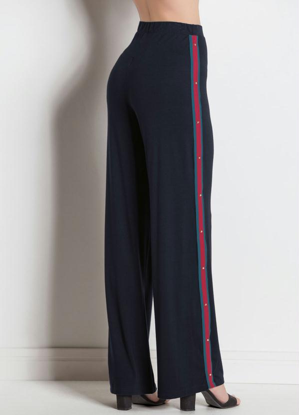 Miss Masy - Calça Preta Miss Masy com Tachas Laterais 6