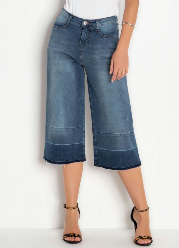 calca jeans pantacourt