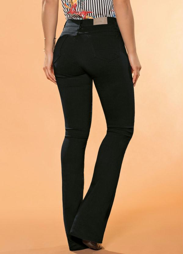 Calça shops preta sawary feminina