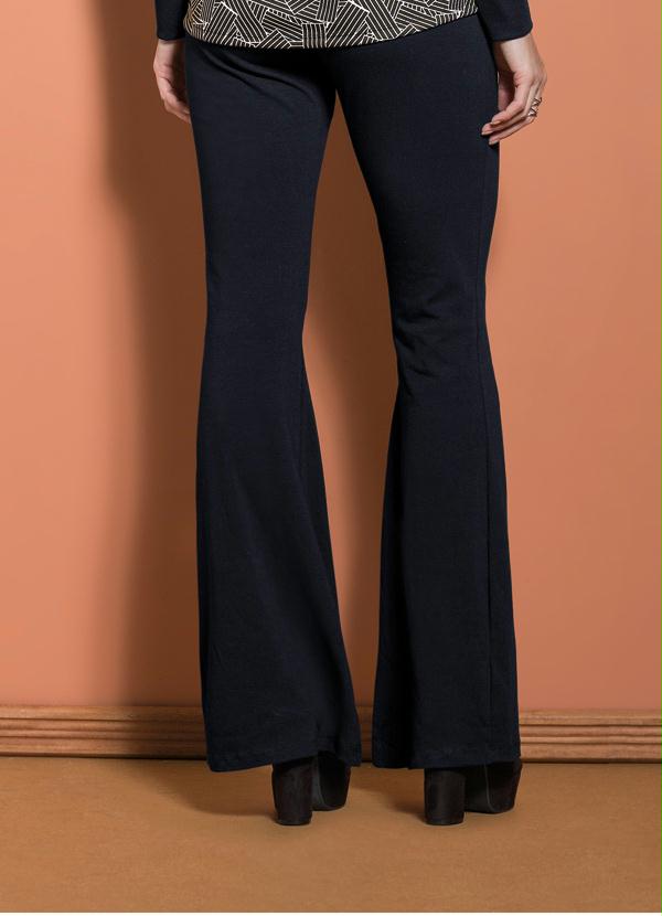Outlet - Calça Flare Preta com Cintura Média 2
