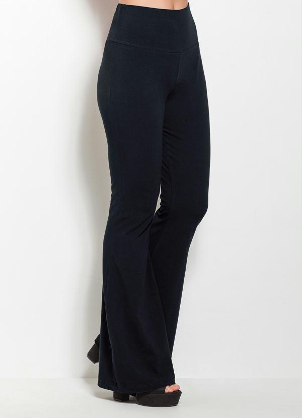 Outlet - Calça Flare Preta com Cintura Média 5