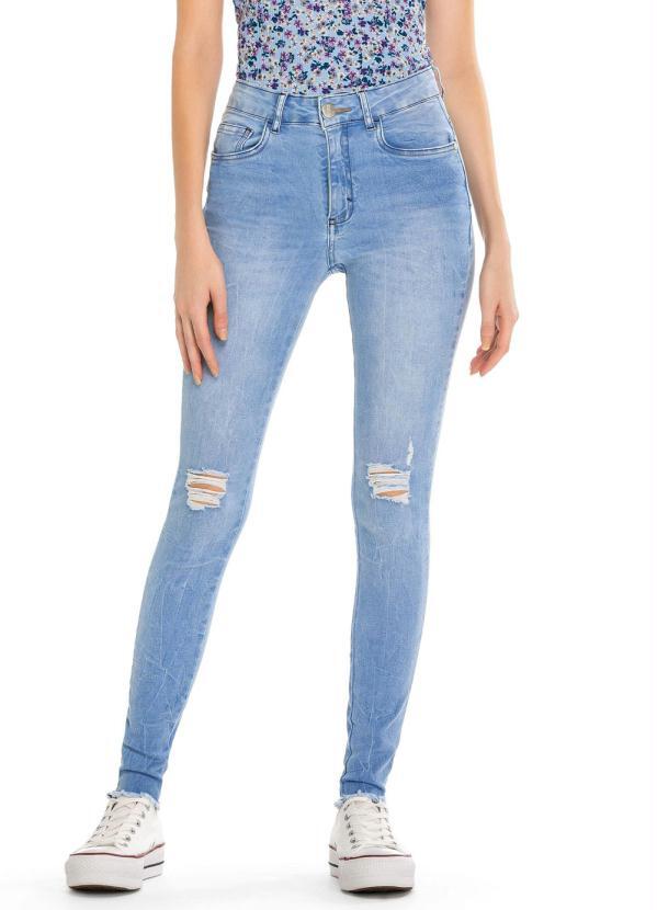 Enfim - Calça Azul Claro Push Up Jeans