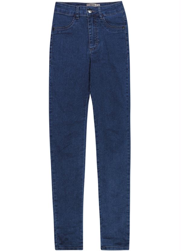Enfim - Calça Azul Escuro Skinny Jeans Feminina 3