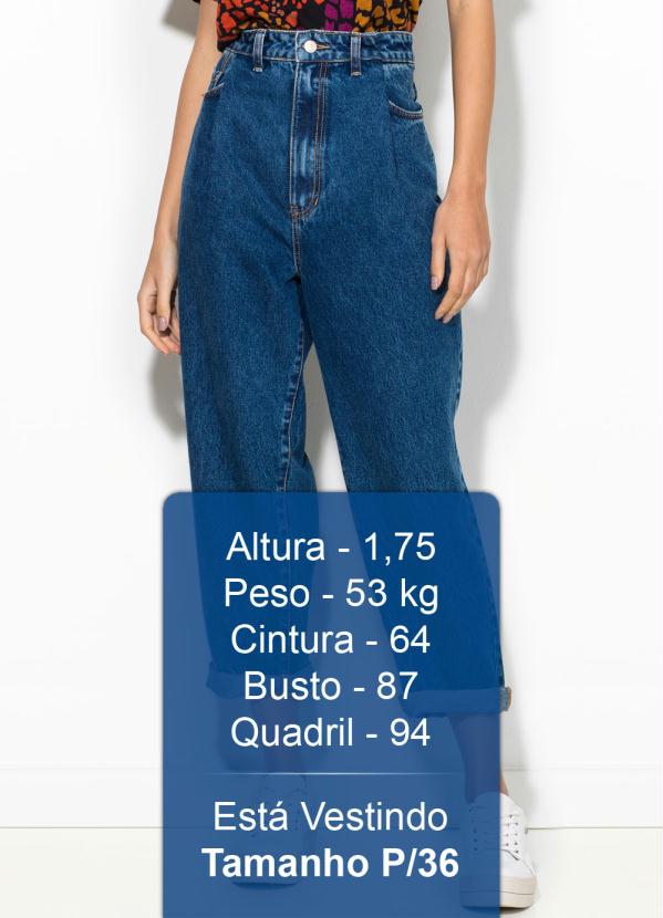 Farm - Calça Baggy Refarm Jeans Azul 5