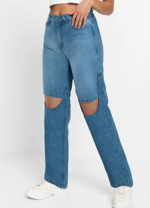 bonprix - Bermuda / Calça Jeans Azul Claro - BONPRIX