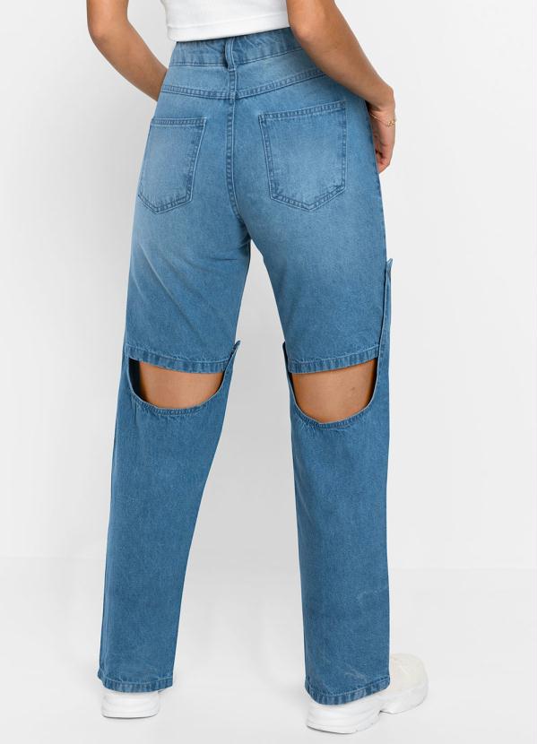 bonprix - Bermuda / Calça Jeans Azul Claro 4