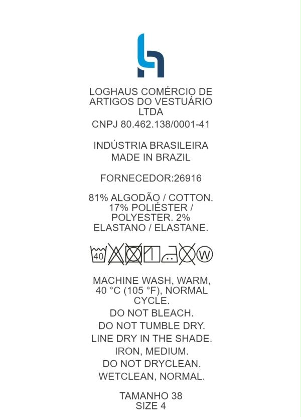 Quintess - Calça Jeans Azul Escuro Flare com Nervura 12