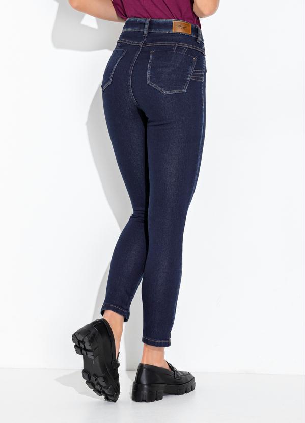 Sawary Jeans - Calça Jeans Azul Escuro Levanta Bumbum Cigarrete 2