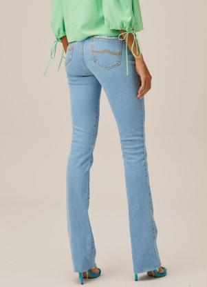 Lança Perfume - Calça Jeans Boot Cut Azul - LANÇA PERFUME