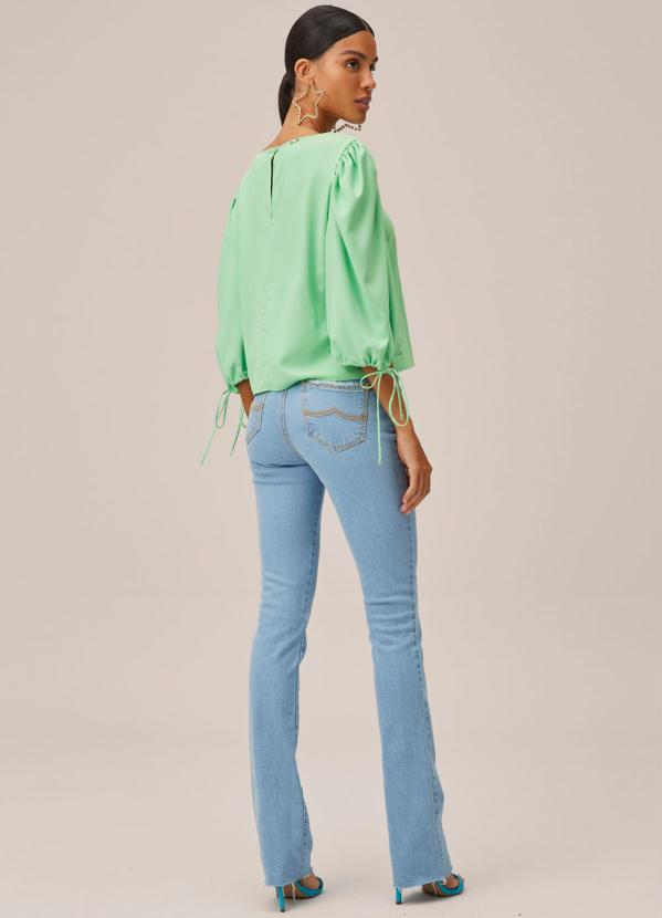 Lança Perfume - Calça Jeans Boot Cut Azul 4