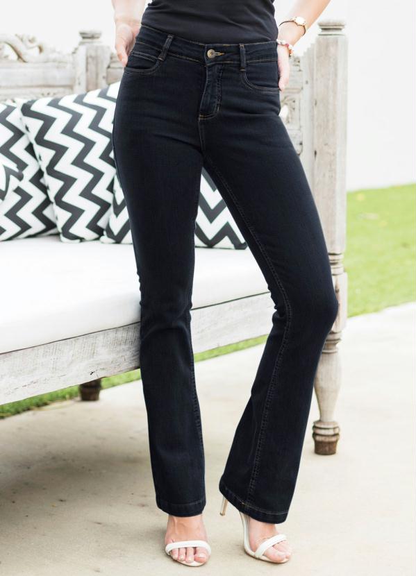 Outlet - Calça Jeans Bootcut Azul